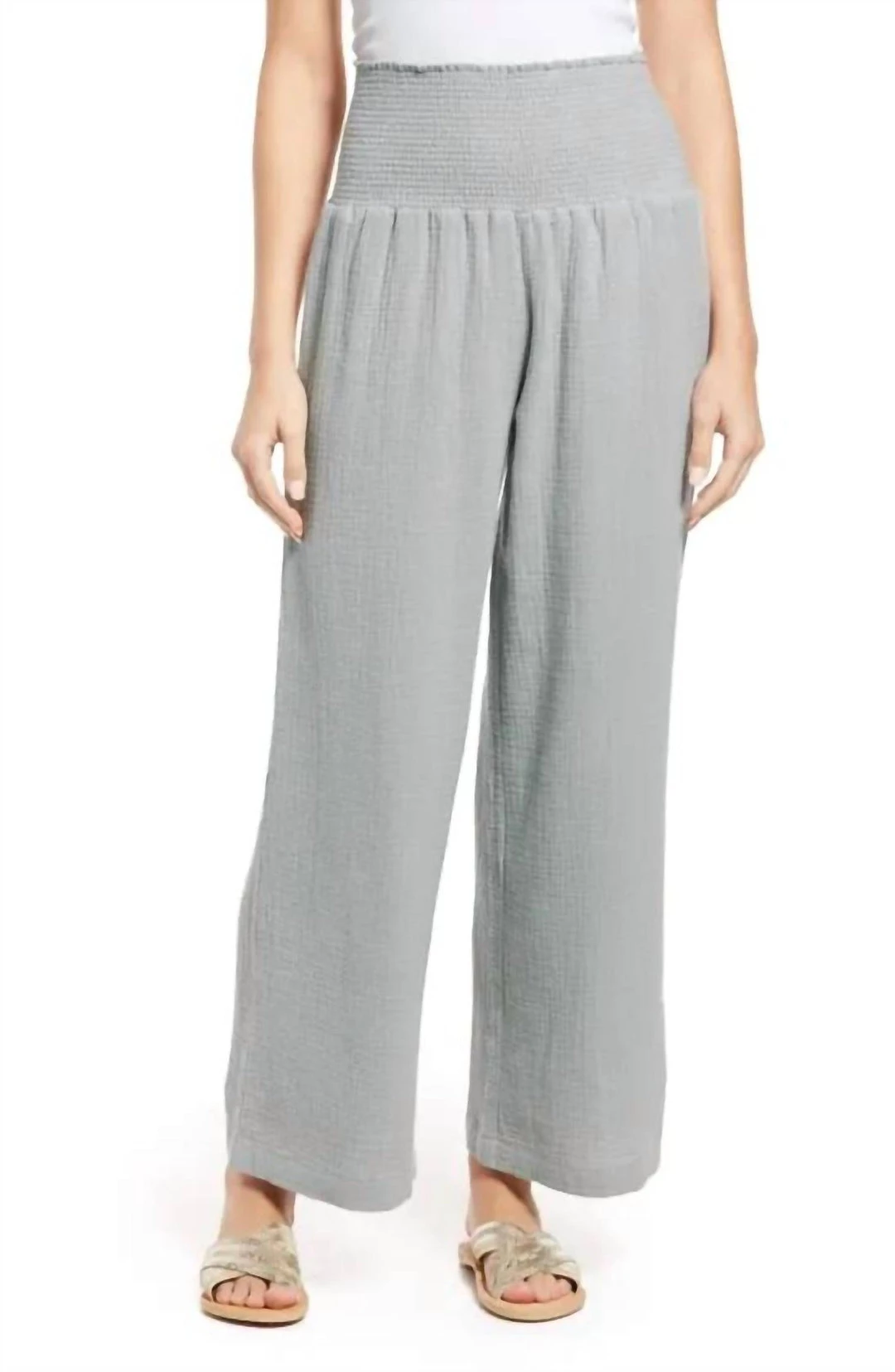 Coupon ๐ Sundays ๐ฉ women Kit Cotton Gauze Wide Leg Pants In Ultimate Grey ๐ฅ 3 Coupon ๐ Sundays ๐ฉ women Kit Cotton Gauze Wide Leg Pants In Ultimate Grey ๐ฅ