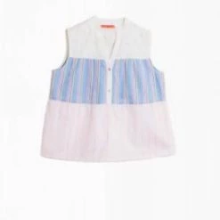 Discount ✨ Vilagallo 👩 women Bruna 👚 Shirt in Yellow Fluor Stripe 🔔