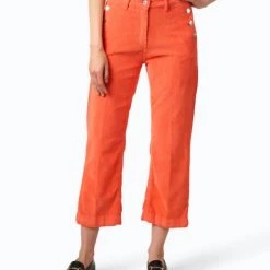 Deals 🔥 Vilagallo 👩 women Amelie Corduroy Pant in Orange 🛒
