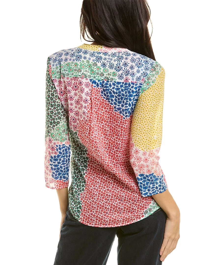 Best Sale ✨ Vilagallo 👩 women Villagallo Split-Neck Blouse 🛒 4 Best Sale ✨ Vilagallo 👩 women Villagallo Split-Neck Blouse 🛒 - Image 2