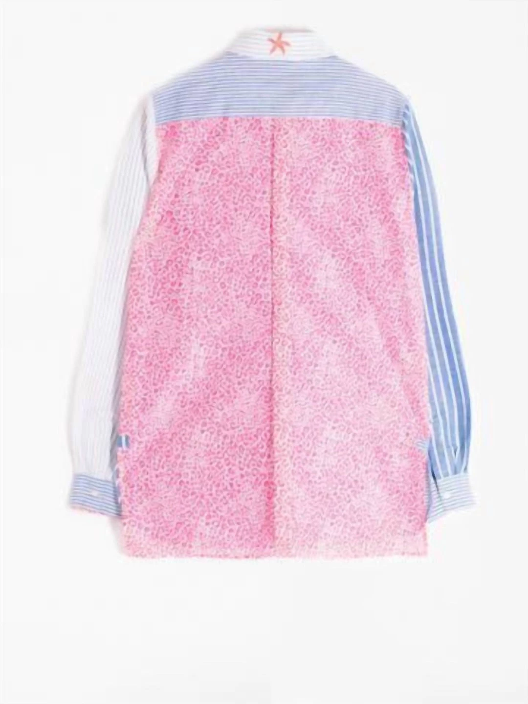 Hot Sale 🤩 Vilagallo 👩 women Embroidered Dover 👕 Shirt in Blue Stripe ⭐ 4 Hot Sale 🤩 Vilagallo 👩 women Embroidered Dover 👕 Shirt in Blue Stripe ⭐ - Image 2