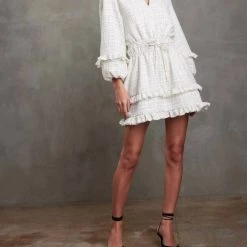 Best Pirce ❤️ Sundays 👩 women Emerald 👗 Dress in Windowpane Boucle 💯