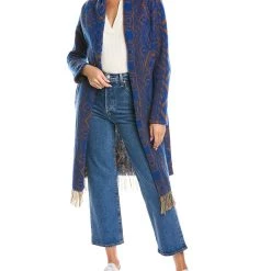 Best Pirce 🎉 women Vilagallo Long Wool-Blend Cardigan ✔️