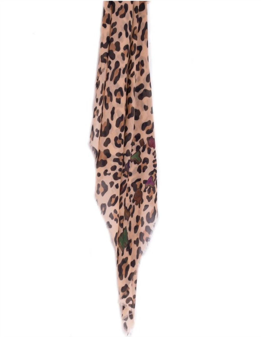 Coupon ⭐ Vilagallo 👩 women Twist Leopard Scarf in Multi ❤️ 4 Coupon ⭐ Vilagallo 👩 women Twist Leopard Scarf in Multi ❤️ - Image 2