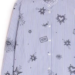 Buy 🌟 Vilagallo 👩 women Diana 👚 Shirt in Blue Stripe Flock Magic 🔔 -Vilagallo Sales Store 43127cc9f0c649aabb9745bb53114205 b4b01612 3006 4f75 ab1a fb6a44ed4320 1080x