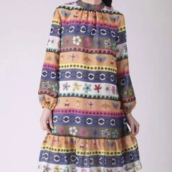 Discount 🛒 Vilagallo 👩 women Lina 👗 Dress in Piamonte Crep 🎁