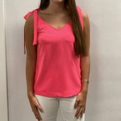 Discount ๐งจ Vilagallo ๐ฉ women Miranda ๐ Shirt in Pink Crep ๐ฏ