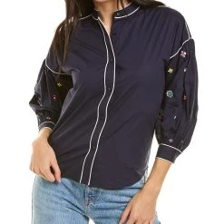 Best Sale 🌟 Vilagallo 👩 women Villagallo Beaded Top 🔥