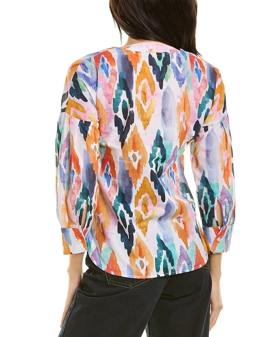 Outlet 😍 Vilagallo 👩 women Villagallo V-Neck Blouse 💯 4 Outlet 😍 Vilagallo 👩 women Villagallo V-Neck Blouse 💯 - Image 2