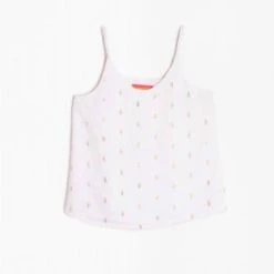 Discount 🛒 Vilagallo 👩 women Ofelia Top in Pineapple ⌛