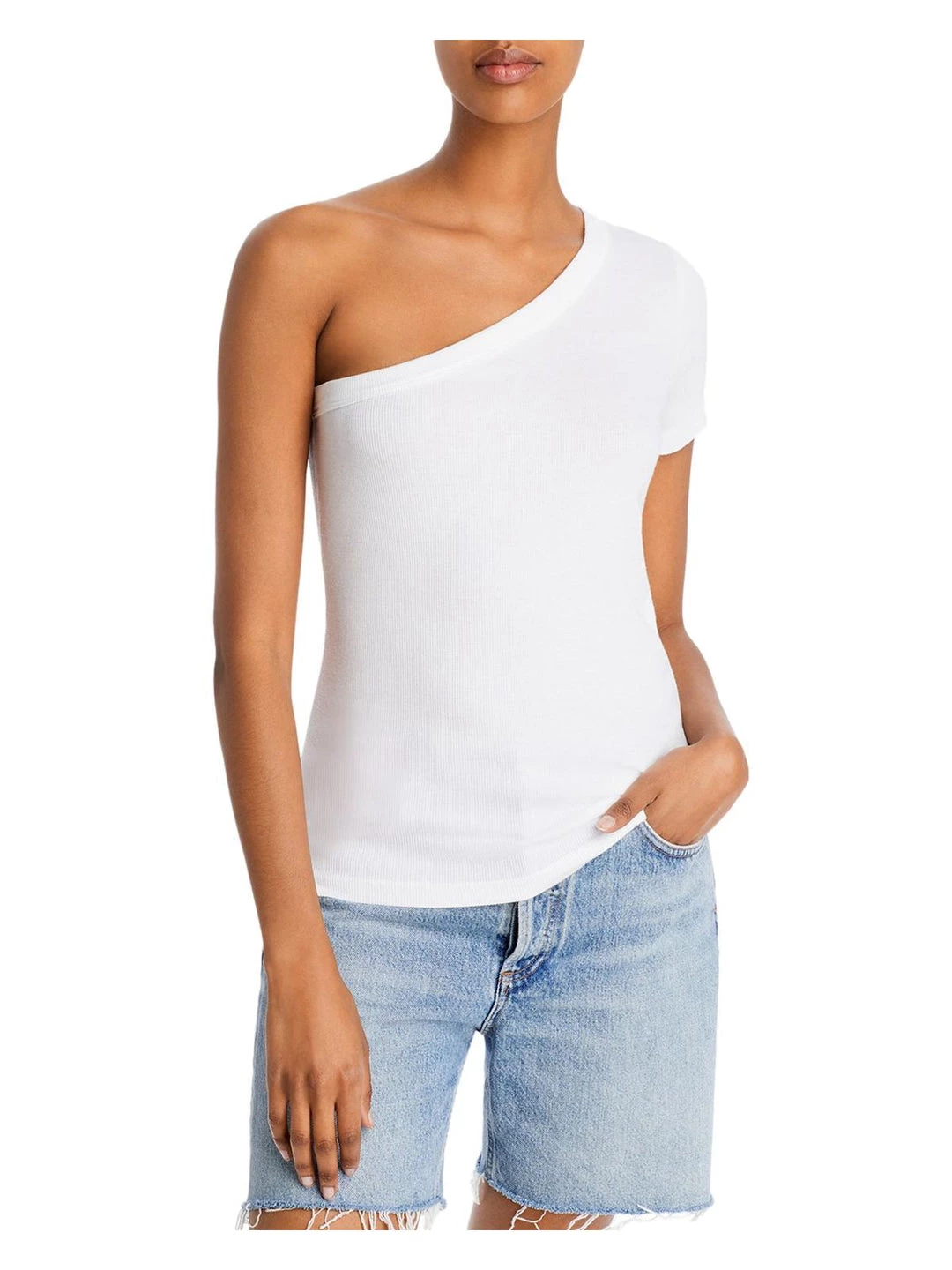 Promo 🔔 Sundays Anya 👩 Womens One Shoulder Knit T-Shirt 😀 3 Promo 🔔 Sundays Anya 👩 Womens One Shoulder Knit T-Shirt 😀