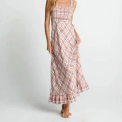 Cheap ๐ Sundays ๐ฉ women Beau ๐ Dress In Crystal Plaid ๐