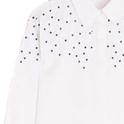 Coupon ⭐ Vilagallo 👩 women Margot 👚 Shirt in White Embellishment ❤️ -Vilagallo Sales Store b3264272ba474f64b7da81ea11298cb9 1080x