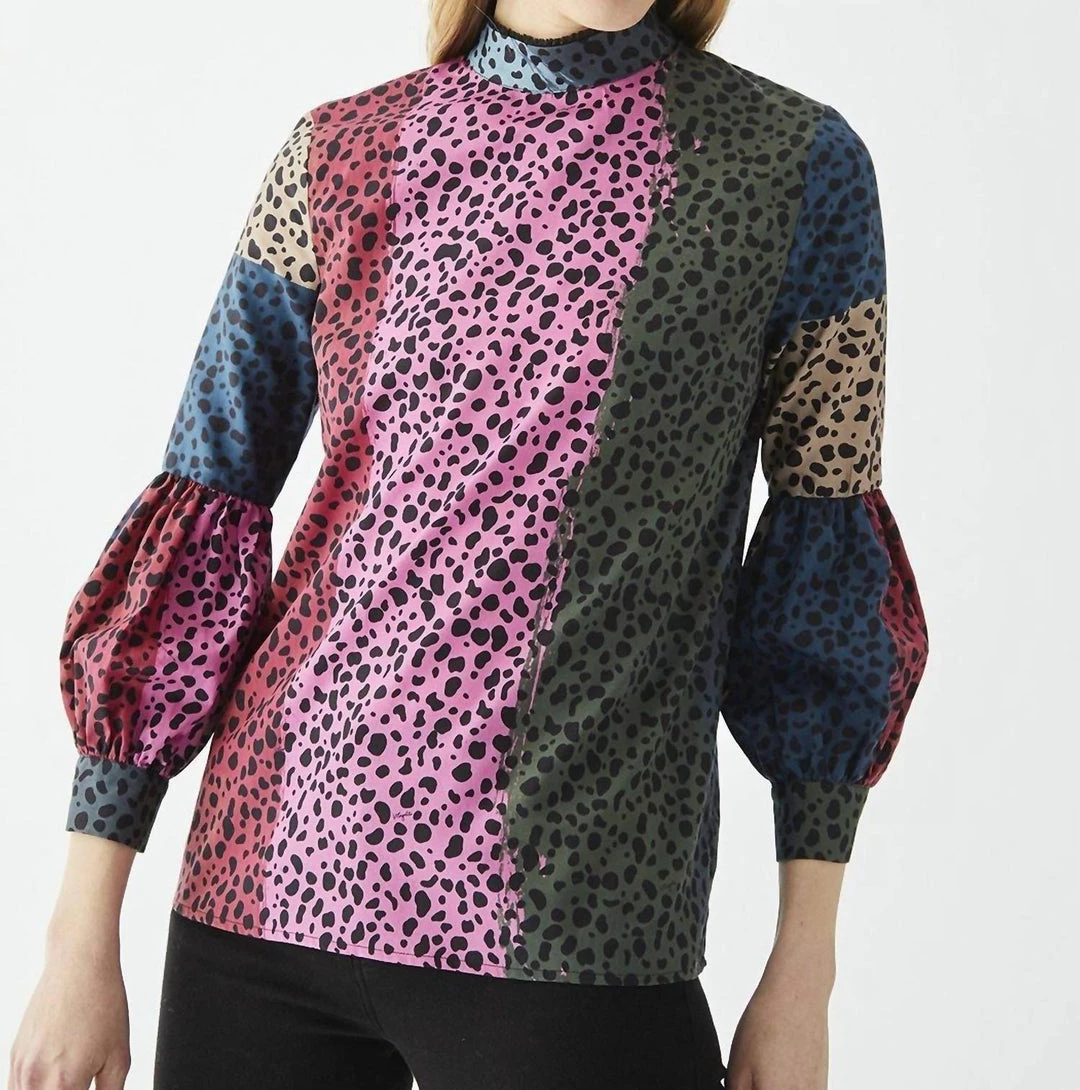 Cheap ๐ Vilagallo ๐ฉ women Lola ๐ Shirt in Pongo Print ๐ 3 Cheap ๐ Vilagallo ๐ฉ women Lola ๐ Shirt in Pongo Print ๐