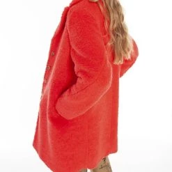 Best Sale 🧨 Vilagallo 👩 women Mara 🧥 Coat in Orange Teddy ✔️ -Vilagallo Sales Store d23dca746d804c5e8811db2e333a1295 1080x