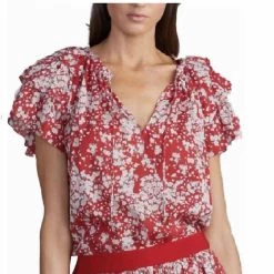 Hot Sale 🎉 Sundays 👩 women Bresson Top In Cherry Blossom Print ❤️