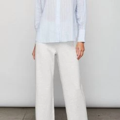 Brand new 👏 Sundays 👩 women Kiri Button Down 👚 Shirt In Blue Stripe 👏