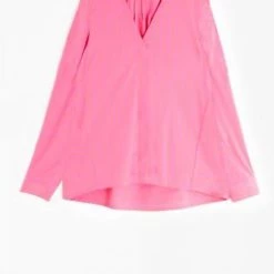 Outlet 🧨 Vilagallo 👩 women Camisa Lara Surf Top in Pink Orange Stripe 🌟