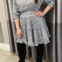 Hot Sale 🌟 Sundays 👩 women Harland Smocked 👗 Dress in Grey 🧨 -Vilagallo Sales Store f08a03c29b5b4915b6f6bf779f02f723 1080x