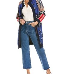 Wholesale 👍 women Vilagallo Long Wool-Blend Cardigan 🤩