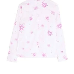 Budget ⭐ Vilagallo 👩 women Diana 👕 Shirt in Flock Magic White Cotton 🔥